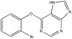 6-(2-bromophenoxy)-7H-purine 구조식 이미지