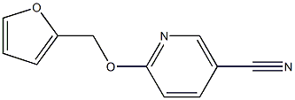 6-(2-furylmethoxy)nicotinonitrile 구조식 이미지