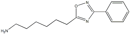 6-(3-phenyl-1,2,4-oxadiazol-5-yl)hexan-1-amine 구조식 이미지