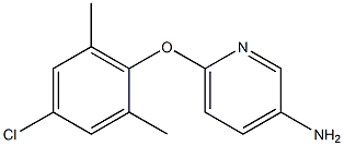 6-(4-chloro-2,6-dimethylphenoxy)pyridin-3-amine Structure