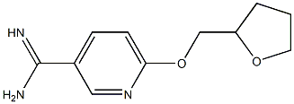 6-(tetrahydrofuran-2-ylmethoxy)pyridine-3-carboximidamide 구조식 이미지