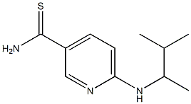 6-[(3-methylbutan-2-yl)amino]pyridine-3-carbothioamide Structure