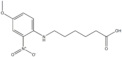 6-[(4-methoxy-2-nitrophenyl)amino]hexanoic acid Structure