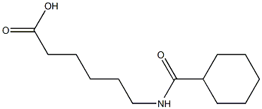 6-[(cyclohexylcarbonyl)amino]hexanoic acid Structure