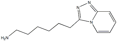 6-[1,2,4]triazolo[4,3-a]pyridin-3-ylhexan-1-amine Structure