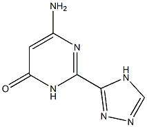 6-amino-2-(4H-1,2,4-triazol-3-yl)-3,4-dihydropyrimidin-4-one 구조식 이미지