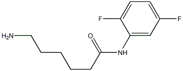 6-amino-N-(2,5-difluorophenyl)hexanamide Structure