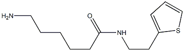 6-amino-N-(2-thien-2-ylethyl)hexanamide 구조식 이미지