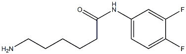 6-amino-N-(3,4-difluorophenyl)hexanamide Structure