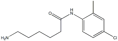 6-amino-N-(4-chloro-2-methylphenyl)hexanamide Structure