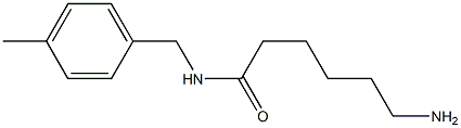 6-amino-N-(4-methylbenzyl)hexanamide 구조식 이미지
