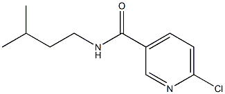 6-chloro-N-(3-methylbutyl)pyridine-3-carboxamide Structure