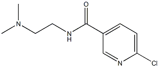 6-chloro-N-[2-(dimethylamino)ethyl]pyridine-3-carboxamide Structure