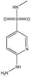 6-hydrazinyl-N-methylpyridine-3-sulfonamide Structure