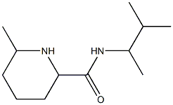 6-methyl-N-(3-methylbutan-2-yl)piperidine-2-carboxamide Structure