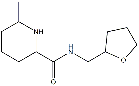 6-methyl-N-(tetrahydrofuran-2-ylmethyl)piperidine-2-carboxamide Structure