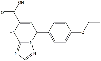 7-(4-ethoxyphenyl)-4,7-dihydro[1,2,4]triazolo[1,5-a]pyrimidine-5-carboxylic acid Structure