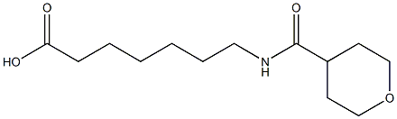 7-(oxan-4-ylformamido)heptanoic acid Structure