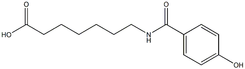 7-[(4-hydroxybenzoyl)amino]heptanoic acid Structure