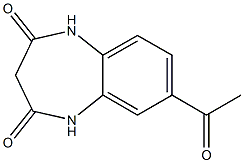 7-acetyl-2,3,4,5-tetrahydro-1H-1,5-benzodiazepine-2,4-dione Structure