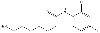 7-amino-N-(2-chloro-4-fluorophenyl)heptanamide Structure