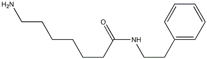 7-amino-N-(2-phenylethyl)heptanamide Structure