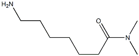7-amino-N,N-dimethylheptanamide 구조식 이미지