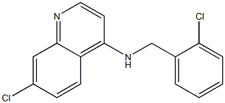 7-chloro-N-[(2-chlorophenyl)methyl]quinolin-4-amine Structure