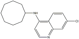 7-chloro-N-cyclooctylquinolin-4-amine Structure