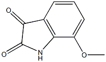 7-methoxy-2,3-dihydro-1H-indole-2,3-dione 구조식 이미지