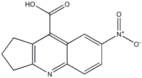 7-nitro-2,3-dihydro-1H-cyclopenta[b]quinoline-9-carboxylic acid Structure