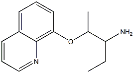 8-[(3-aminopentan-2-yl)oxy]quinoline 구조식 이미지