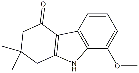 8-methoxy-2,2-dimethyl-2,3,4,9-tetrahydro-1H-carbazol-4-one 구조식 이미지