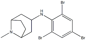 8-methyl-N-(2,4,6-tribromophenyl)-8-azabicyclo[3.2.1]octan-3-amine Structure