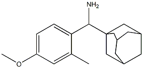 adamantan-1-yl(4-methoxy-2-methylphenyl)methanamine 구조식 이미지
