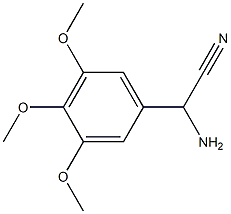 amino(3,4,5-trimethoxyphenyl)acetonitrile 구조식 이미지