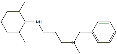 benzyl({3-[(2,6-dimethylcyclohexyl)amino]propyl})methylamine 구조식 이미지