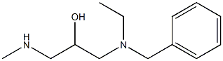 benzyl(ethyl)[2-hydroxy-3-(methylamino)propyl]amine 구조식 이미지