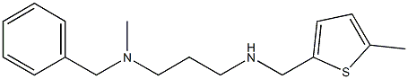 benzyl(methyl)(3-{[(5-methylthiophen-2-yl)methyl]amino}propyl)amine 구조식 이미지