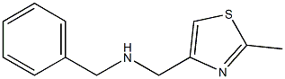 benzyl[(2-methyl-1,3-thiazol-4-yl)methyl]amine 구조식 이미지