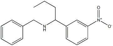 benzyl[1-(3-nitrophenyl)butyl]amine Structure