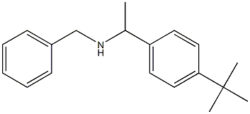 benzyl[1-(4-tert-butylphenyl)ethyl]amine Structure