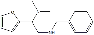 benzyl[2-(dimethylamino)-2-(furan-2-yl)ethyl]amine 구조식 이미지