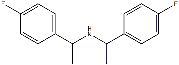 bis[1-(4-fluorophenyl)ethyl]amine Structure