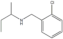 butan-2-yl[(2-chlorophenyl)methyl]amine 구조식 이미지