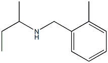 butan-2-yl[(2-methylphenyl)methyl]amine Structure