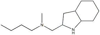 butyl(methyl)(octahydro-1H-indol-2-ylmethyl)amine 구조식 이미지