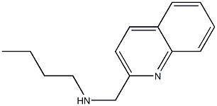 butyl(quinolin-2-ylmethyl)amine Structure