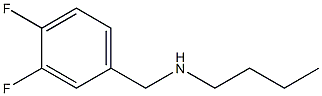 butyl[(3,4-difluorophenyl)methyl]amine Structure