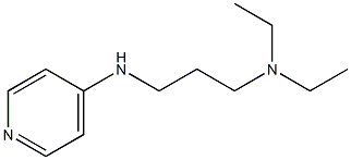 diethyl[3-(pyridin-4-ylamino)propyl]amine Structure